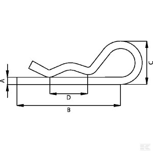 Goupille Beta simple