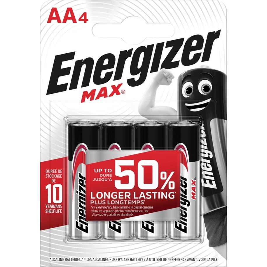 Lot de 4 piles Energizer Ultra+ R6 AA